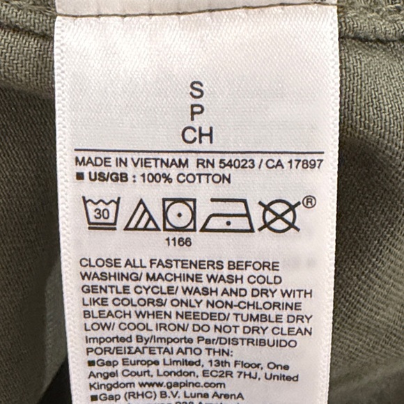 GAP Walden Green Canvas Utility Jacket/NWT/S - Picture 14 of 16